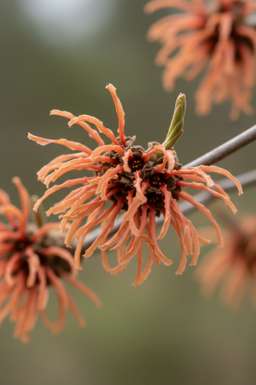 Zaubernuss Jelena Blüten Detail Malsch